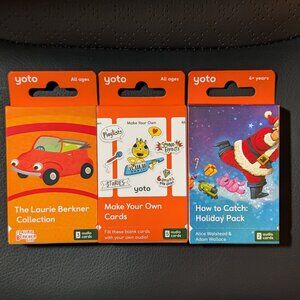 YOTO CARDS - AGES 4+ (3 packs = 10 cards) - ALL NEW